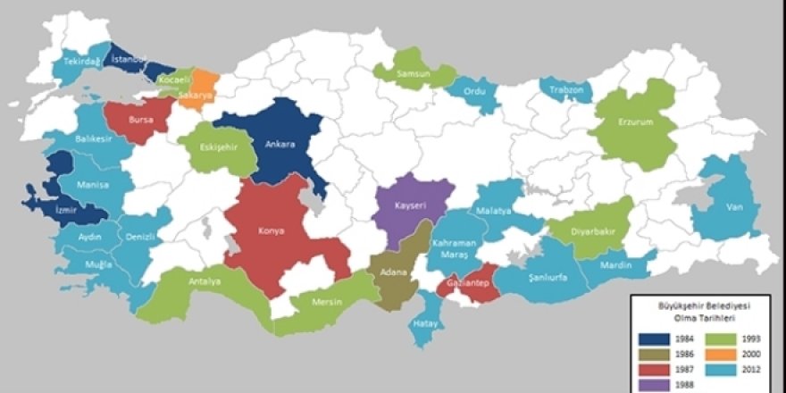 Nüfusu 500 bini geçen 12 il, büyükşehir olacak