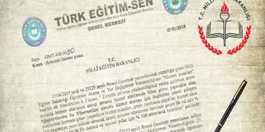 Öğretmenlerin Artırımlı Hizmet Puanlarında Haksızlıklar