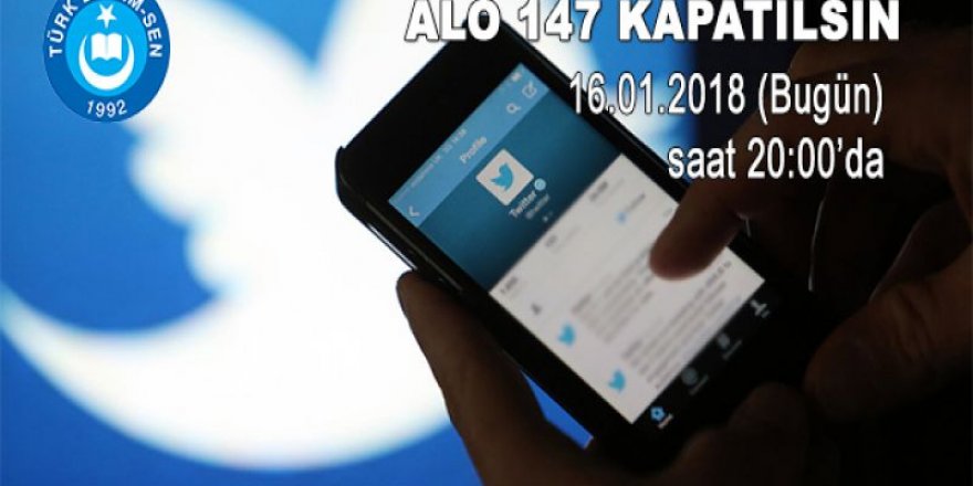 Öğretmenlerden #Alo147SonBulsun İstiyor