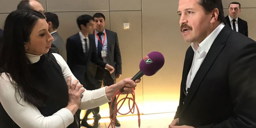 Ali Yalçın, Azerbaycan'da Konuştu: Yaşasın emek ve emek örgütlenmemiz