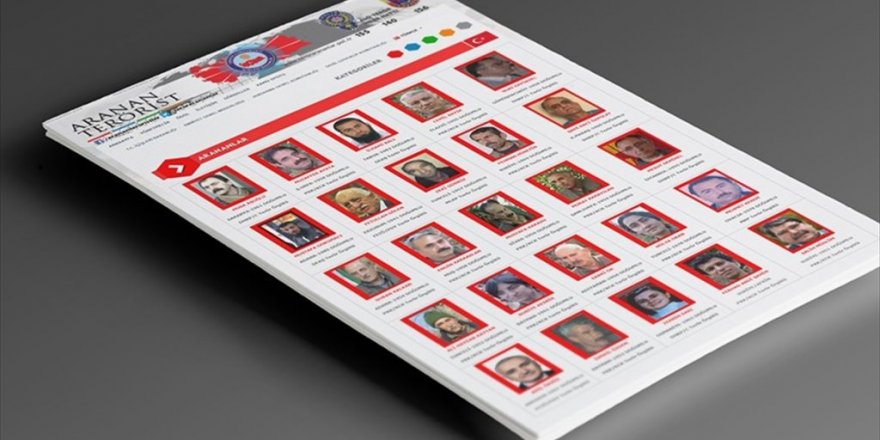 Terör arananlar listesi güncellendi