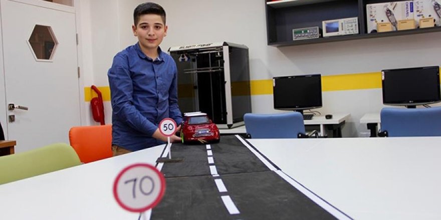 BİLSEM öğrencisinden 'akıllı hız kontrol sistemi'