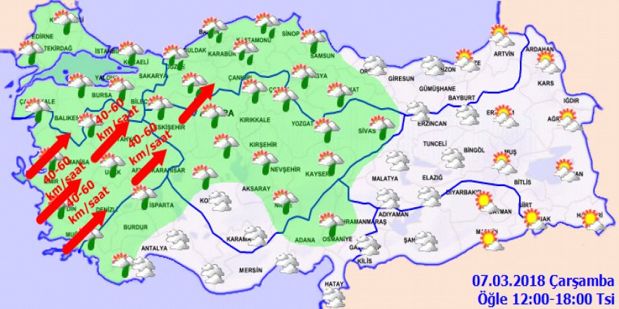 Bu illerde yaşayanlar dikkat! Kar geliyor...7 Mart Çarşamba yurtta hava durumu