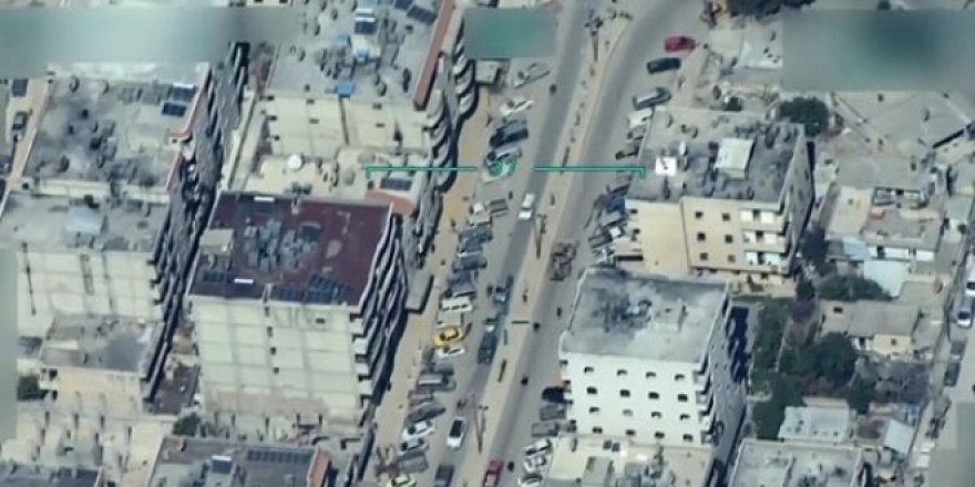 Afrin merkezindeki teröristler grup halinde kaçıyor