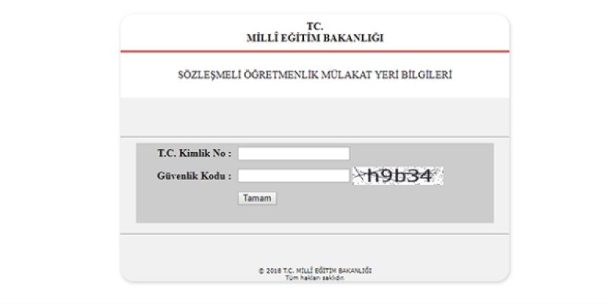 Sözleşmeli öğretmen mülakat tarihleri güncellendi