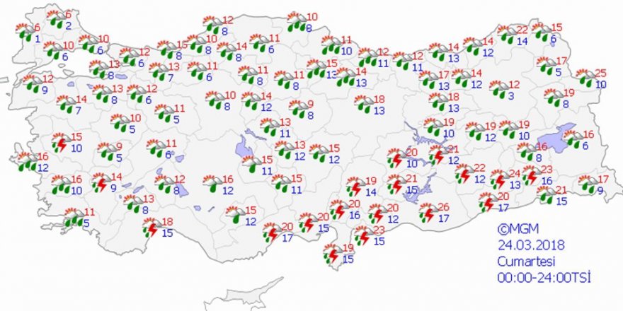 Sıcaklık ülkemiz genelinde hissedilir derecede azalacak