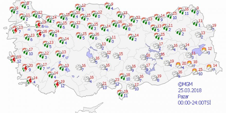 Bir günde 8 derece birden! Havalar ısınıyor yağışlar sürüyor…