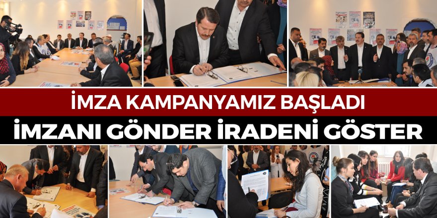 Eğitim-Bir-Sen'den Büyük İmza Kampanyası