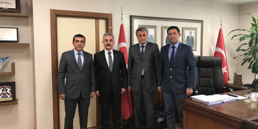 Türk Eğitim-Sen Şube Başkanı'ndan MHP Genel Sekreteri Büyükataman'a Ziyaret