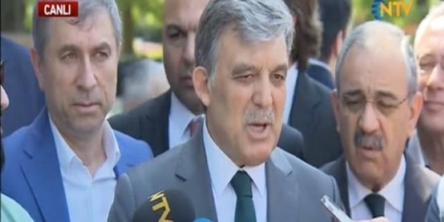 Abdullah Gül’den flaş açıklama!