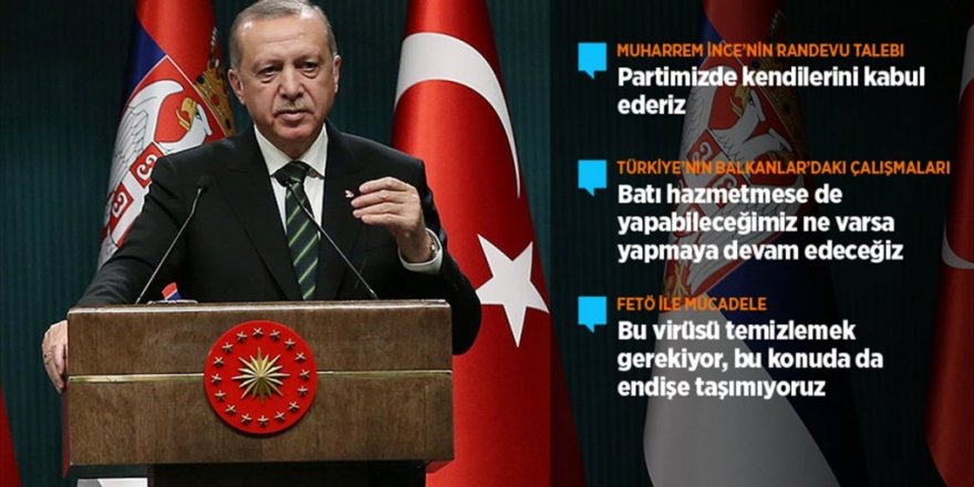 Erdoğan'dan İnce'nin randevu talebine yanıt