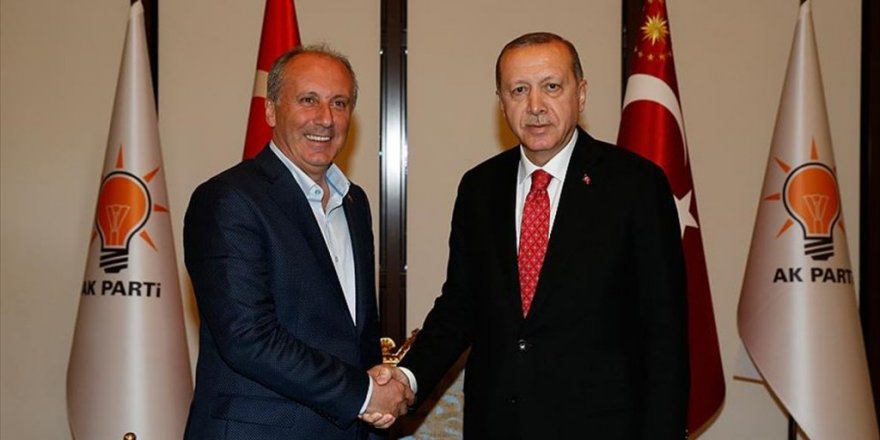 Cumhurbaşkanı Erdoğan, Muharrem İnce'yi kabul etti