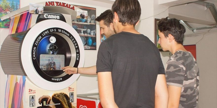 Girişimci gençten 'özçekim otomatı'