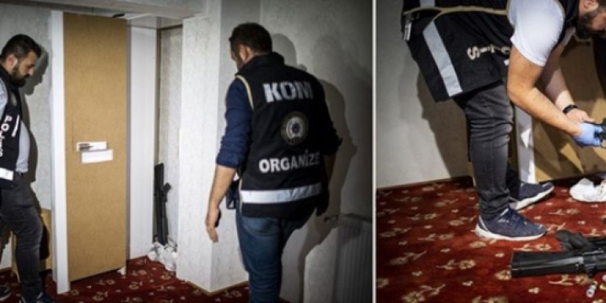 Ankara'da 64 adrese baskın... Mescitte cephanelik