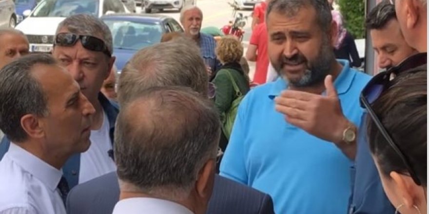 Konya'da CHP adayı Abdullatif Şener'e tepki!