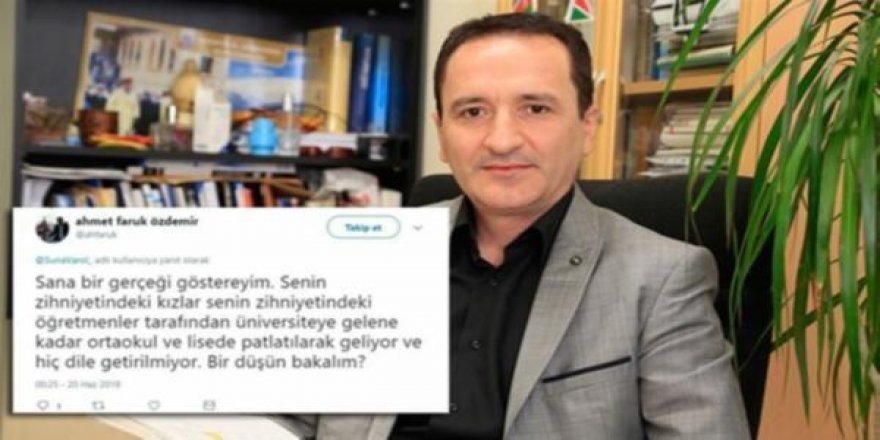 Dekandan yüz kızartan paylaşım!