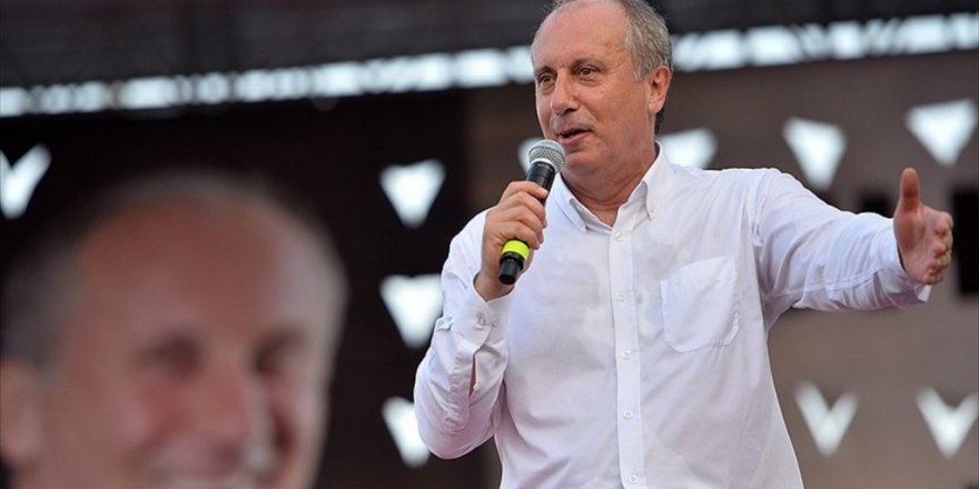 Muharrem İnce: Türkiye'yi yeniden toparlamamız lazım