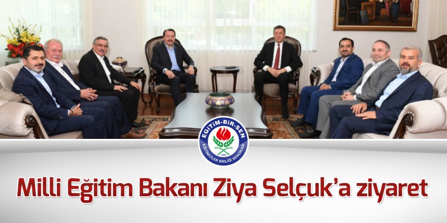 Eğitim-Bir-Sen'den Ziya Selçuk'a Ziyaret - Dosya teslim edildi