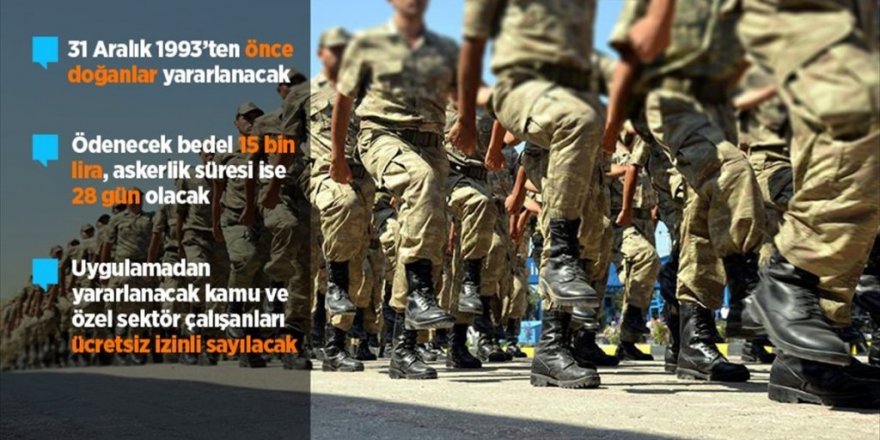 Bedelli askerlik düzenlemesinin detayları belli oldu