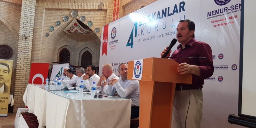 Eğitim-Bir-Sen 41. Başkanlar Kurulu Özbekistan'da Yapılıyor