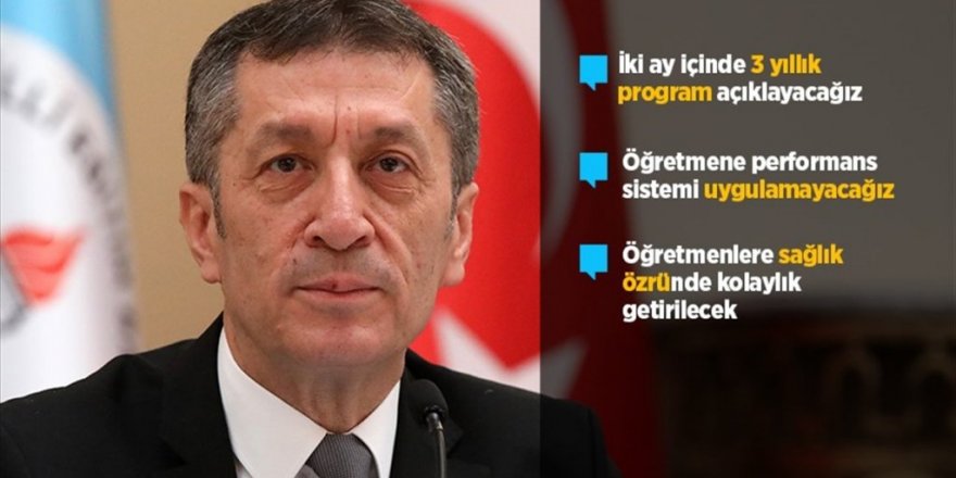 Milli Eğitim Bakanı Selçuk: 3 yıllık bir program açıklayacağız