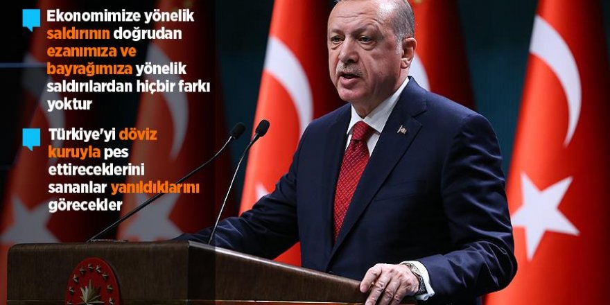 'Ekonomik saldırı ezana ve bayrağa saldırıdır'