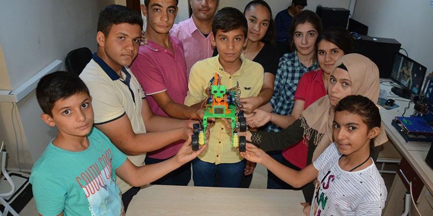 Şanlıurfalı öğrenciler robot tasarladı