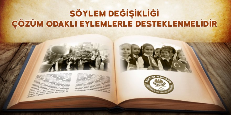 MEB'in Yeni Yönetimi, Söylemleri Eyleme Dönüştürmeli
