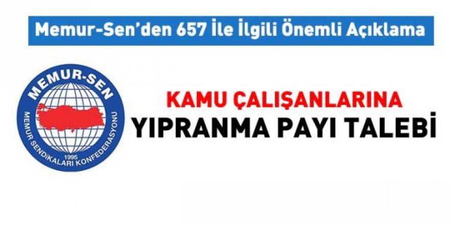 Kamu çalışanına yıpranma payı