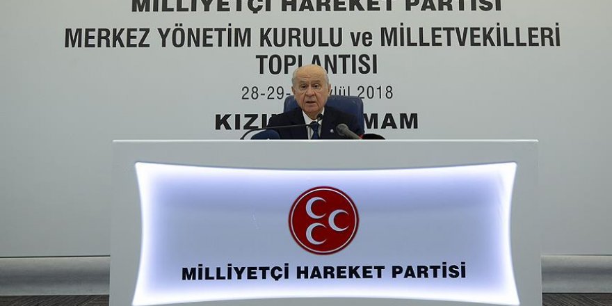 "MHP hiç kimseye, hiçbir çevreye muhtaç ve mecbur değildir"
