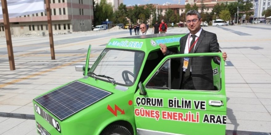 Lise öğrencileri güneş enerjisiyle çalışan otomobil yaptı