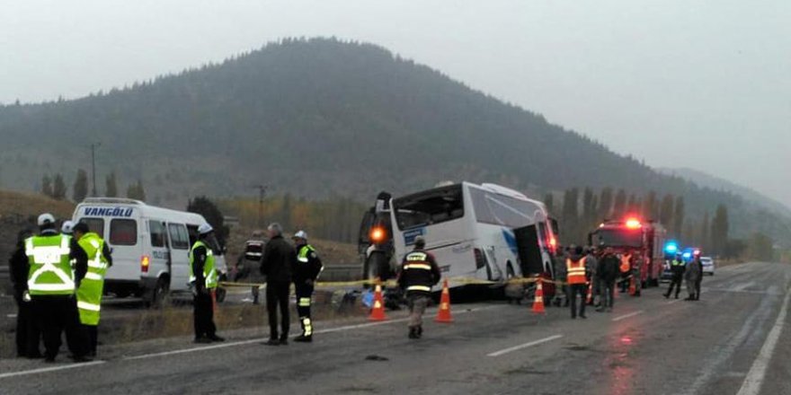 Kahramanmaraş'ta trafik kazası: 7 ölü, 24 yaralı