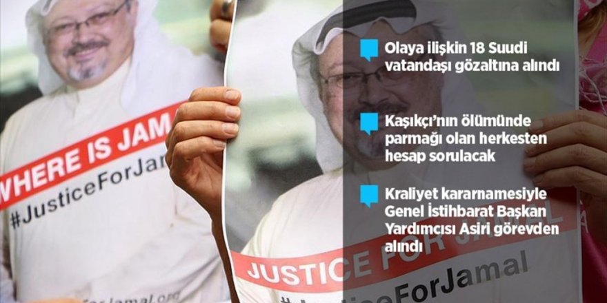Suudi Arabistan, Kaşıkçı'nın konsoloslukta öldüğünü itiraf etti