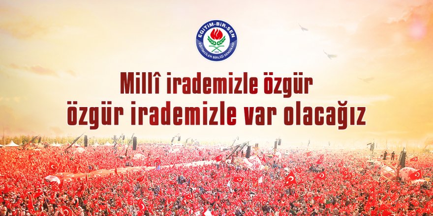 Eğitim-Bir-Sen'den 29 Ekim Cumhuriyet Bayramı Açıklaması