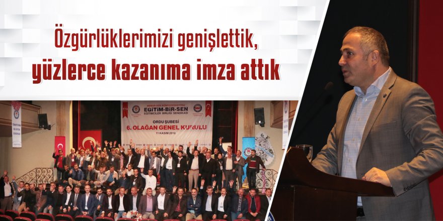 Hasan Yalçın Yayla: Sendikal tarihe damgamızı vurduk
