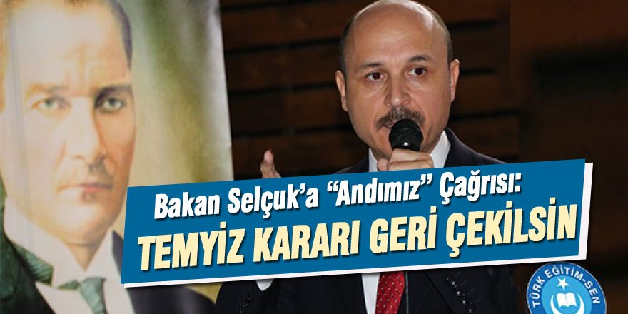 Talip Geylan: Bakan Selçuk’un İkinci Bir Doğru Adım Atmasını...