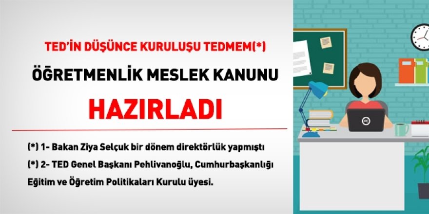 "Öğretmenlik Meslek Kanunu" için öneri metni