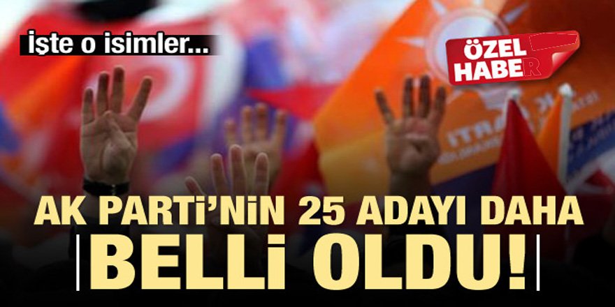 İşte AK Parti'nin Ankara ilçe adayları