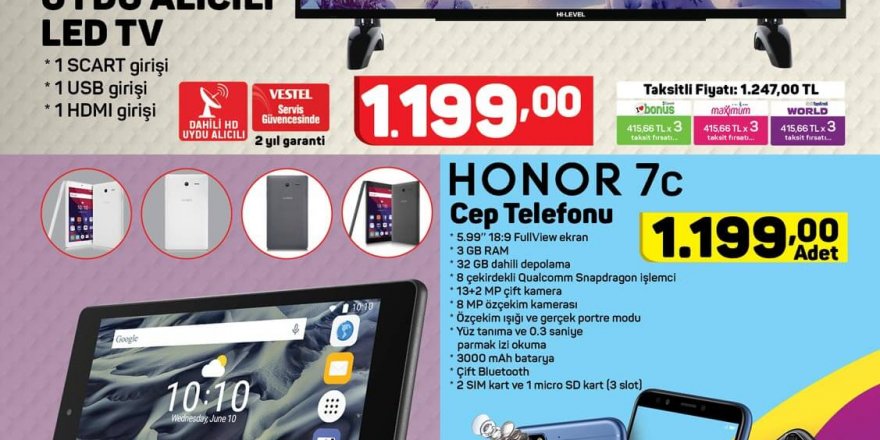 A101 Aktüel 3-10 Ocak 2019 Ürünler Kataloğu