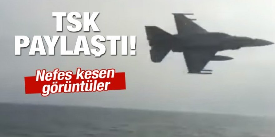 TSK paylaştı! İşte nefes kesen arama kurtarma eğitimi