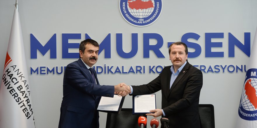 Ali Yalçın ve Yusuf Tekin El Sıkıştı: Protokol İmzalandı