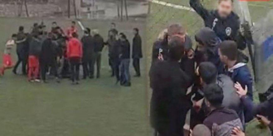 Kaymakam maçta, kaymakama saldırdı