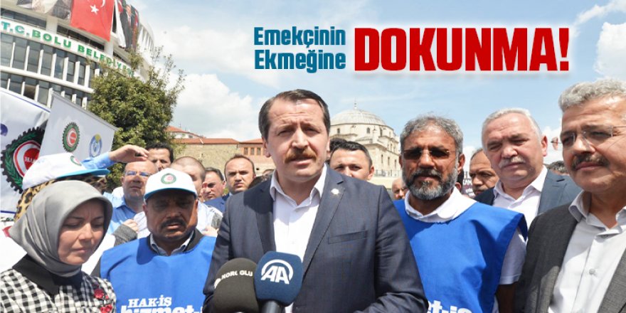 Ali Yalçın'dan Bolu’da İşlerine Son Verilen İşçilere Destek!