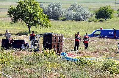 Yere çakılan balonda yaşımını yitiren ünlü bir bilim adamı çıktı