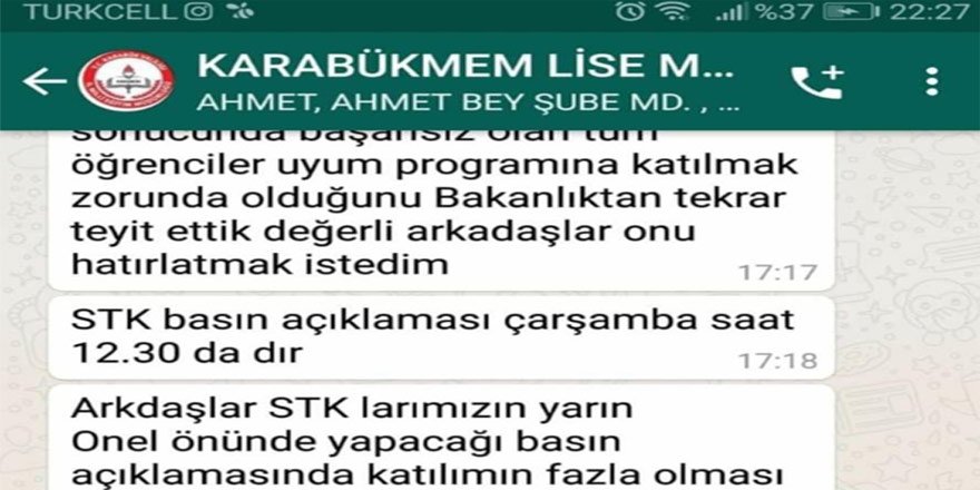Şube Başkanından Skandal Paylaşım! Eğitimciye Yakışmayacak Üslup!