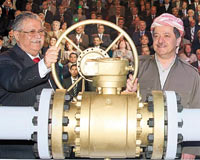 Irak'ın kuzeyi Türkiye'ye petrolle bağlandı
