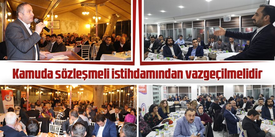 Eğitim-Bir-Sen: Kamuda sözleşmeli istihdamından vazgeçilmelidir