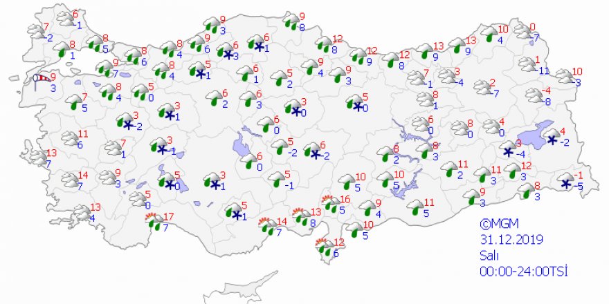 Meteorolojiden kuvvetli rüzgar uyarısı