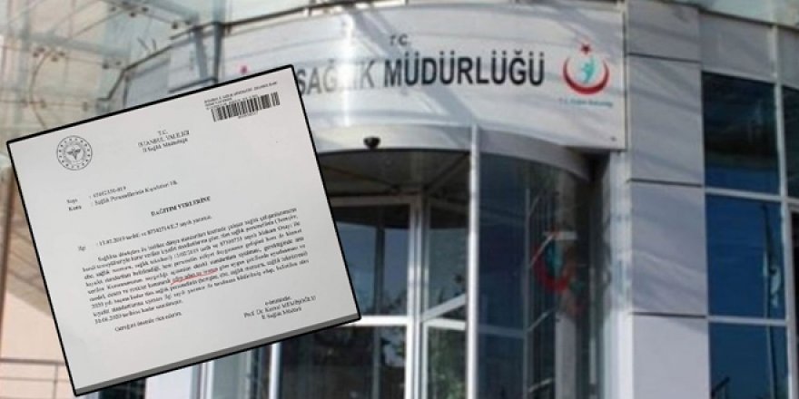 İl Sağlık Müdürlüğü'nden, edebe ve inanca uygun giyinin yazısı