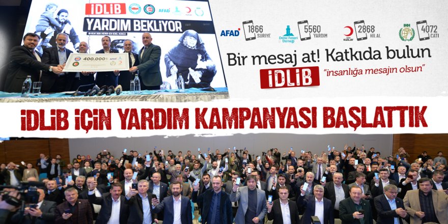 Memur-Sen İdlib için yardım kampanyası başlattı